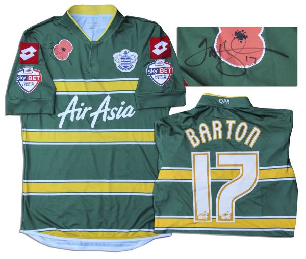 Joey Barton Queens Park Rangers Match Worn Football Shirt Signed