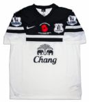 Sylvain Distin Match Worn Everton Football Shirt Signed