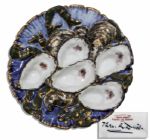 White House Used China -- Oyster Plate in the Rutherford B. Hayes Pattern Ordered by the Arthur or Cleveland Administrations