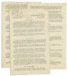 1957 Newsletter by the MIA on the Burgeoning Civil Rights Movement -- Reports the Second Assassination Attempt on Martin Luther King & the Race Bombings in Montgomery, Alabama