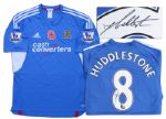 Tom Huddlestone Match Worn Hull City Football Shirt Signed