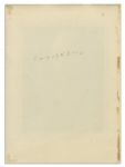 Photo Portrait of Mt. Rushmore Designer Gutzon Borglum Signed