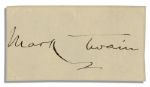 Nice Mark Twain Signature