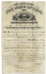 Rutherford B. Hayes Document Signed