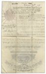 Rutherford B. Hayes Document Signed