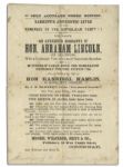 Abraham Lincoln Ephemera