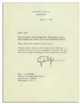 President Lyndon B. Johnson Typed Letter Signed -- ''I would be proud if...my land and my life has a larger meaning for the American people...''