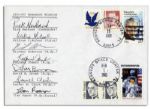 Excellent STS-107 First Day Cover -- Signed by Each of the Astronauts From the Tragic 2003 Mission