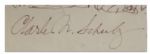 Charles Schulz Hand Drawing of Charlie Brown & Snoopy