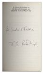 Scarce First Printing of Harry Potter and the Philosopher's Stone Signed by J.K. Rowling -- First Book in the Runaway Hit Series -- With PSA/DNA COA