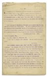 Drafted Chapter of ''A True History of the Assassination of Abraham Lincoln and of the Conspiracy of 1865'' -- By Louis Weichmann, Prosecution Witness at Lincoln Assassination Trial