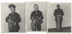 Scarce Set of Three Photos Signed by Each of the Iwo Jima Flag Raising Survivors -- Hayes, Gagnon & Bradley