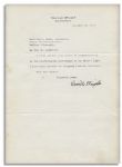 Orville Wright 1935 Typed Letter Signed -- ''...congratulations on the thirty-second anniversary of our first flight...''