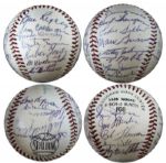 1953 New York Giants Baseball With 26 Signatures -- Including HOFers Hoyt Wilhelm & Monte Irvin -- Plus Bill Rigney, Dusty Rhodes, Bobby Thomson & Others -- With PSA/DNA COA