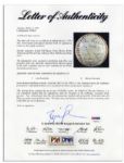 1953 New York Giants Baseball With 26 Signatures -- Including HOFers Hoyt Wilhelm & Monte Irvin -- Plus Bill Rigney, Dusty Rhodes, Bobby Thomson & Others -- With PSA/DNA COA