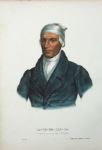 1872 McKenney & Hall Color Print -- Shawanese Indian Chief