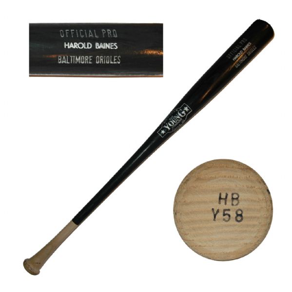 Harold Baines Baltimore Orioles Game-Used Bat