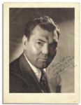 Jack Dempsey Signed 8 x 10 Photo