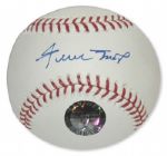 Willie Mays Signed OML Baseball -- Signed Willie Mays in Bold Blue Ink -- With Mays Say Hey Hologram & JSA COA -- Near Fine