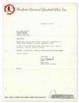 Stan Musial Typed Letter Signed on St. Louis Cardinals Stationery