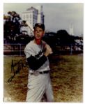 Ted Williams Glossy 8 x 10 Signed Photo -- Near Fine