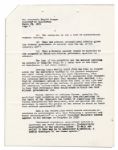 Walter O'Malley Autograph Note Signed Upon a Letter to Ronald Reagan -- ''...Calder Mackay at age 80 continues to be on the ball!''