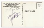 Pristine Postcard Signed by World Heavyweight Champion Jack Dempsey