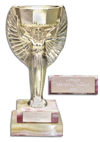 1966 World Cup Trophy -- Presented to FIFA Referee