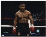 Mike Tyson Signed Photo Poster -- 20 x 16 -- With JSA LOA