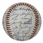 World Champions 1985 Kansas City Royals Signed Baseball -- Team Won The World Series That Year