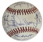 World Champions 1985 Kansas City Royals Signed Baseball -- Team Won The World Series That Year