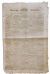 Earliest Newspaper Printing of a Letter Signed by Martha Washington -- 1800
