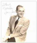 8 x 10 Glossy Signed Photo To Beverly / Best Wishes / Tommy Dorsey -- Creasing to Left Margin -- Good Plus Condition