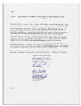 Lee Harvey Oswald Souvenir Arrest Document With Riveting Content of Oswald's Capture -- Signed by All Four Arresting Officers