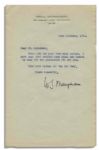 W. Somerset Maugham 1950 Typed Letter Signed