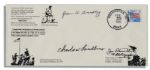 Iwo Jimas 44th Anniversary First Day Cover -- Signed by Joe Rosenthal, John Bradley & Charles Lindberg