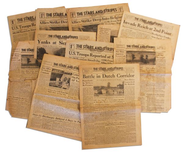 The Stars and Stripes Newspapers -- September 1944 -- Yanks at Siegfried Line