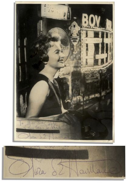 Olivia de Havilland Signed Photo