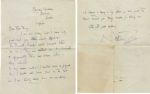 Noel Coward Autograph Letter Signed -- ...I am living down here and am doing 12 hours a day on my film...