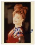 8 x 10 Glossy Signed Photo of Paula Abdul -- The Pop Star Signs Boldly xoxox Paula Abdul -- Near Fine -- With Wehrmann COA