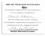 8'' x 10'' Glossy Signed Photo of Paula Abdul -- The Pop Star Signs Boldly ''xoxox Paula Abdul'' -- Near Fine -- With Wehrmann COA