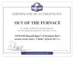 Christian Bale Screen-Worn Costume From the 2013 Film ''Out of the Furnace''