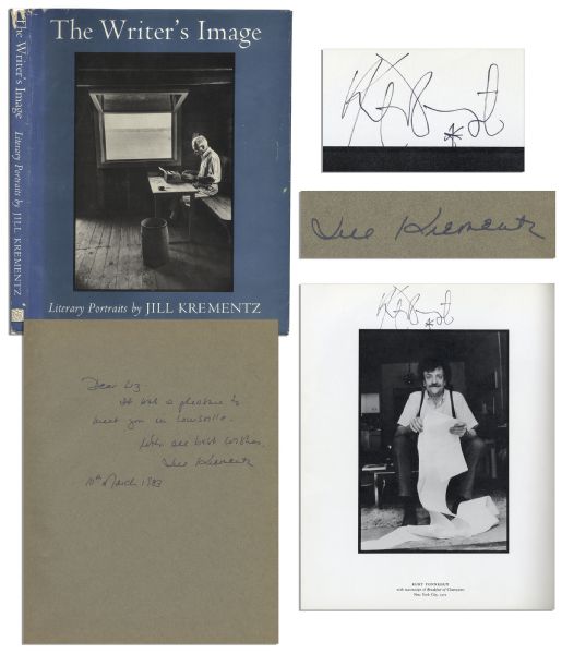 Kurt Vonnegut Signed The Writers Image -- Gorgeous Book of Photos of 1960s and 1970s Novelists