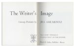Kurt Vonnegut Signed ''The Writer's Image'' -- Gorgeous Book of Photos of 1960's and 1970's Novelists