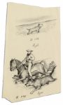 Two Proofs of ''Little House on the Prairie'', Both Initialed by Illustrator Garth Williams