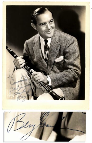 Benny Goodman Signed 8 x 10 Photo