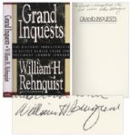 Chief Justice William Rehnquist Signed Edition of Grand Inquests