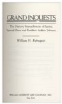 Chief Justice William Rehnquist Signed Edition of ''Grand Inquests''
