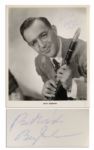 King of Swing Benny Goodman 8 x 10 Glossy Signed Photo