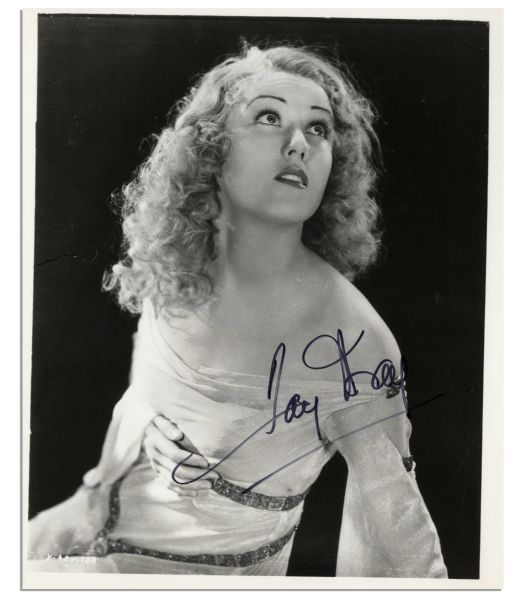 Fay Wray Signed 8 x 10 Photo